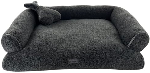 Nobby Komfort Sofa JELLA, mit Spielzeug dunkelgrau L x B x h: 90 x 67 x 20 cm
