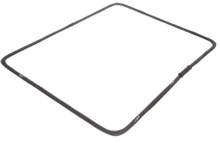 Reliapart Oven Door Gasket Seal With Locking Hooks for Bosch and Siemens 60cm Models Pyrolytic Glass Front Ovens 11057406 Replacement Seal Strip for Heat Retention and Safe Cooking