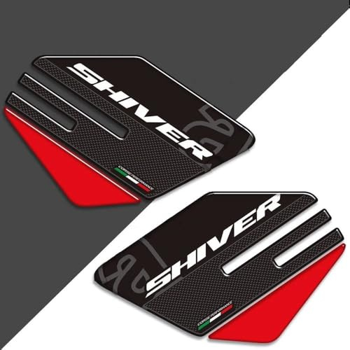 JAYWIS Motorrad-Aufkleber, Seitlicher Tankschutz Für Aprilia SL 750 900 Shiver (2018–2022), Tankschutz-Set, Knieschutz Tankaufkleber(Farbe 4)
