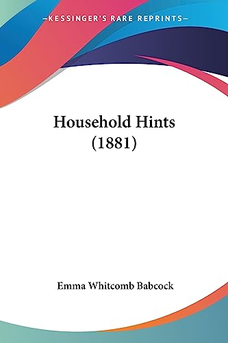 Household Hints (1881)