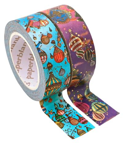 Balloon Festival/Sunset Ride, Washi Tape Mixed Pack (Paperblanks Washi Tape)