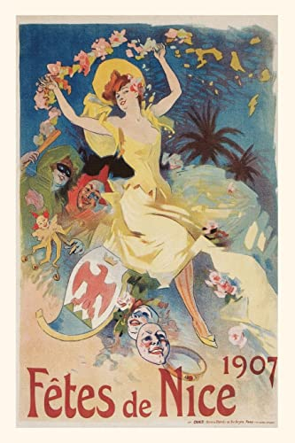 Vintage Journal 360 Poster for Nice Gala, 1907 (Pocket Sized - Found Image Press Journals)