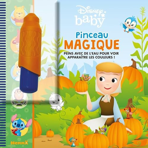 Disney Baby – Pinceau magique – Livre avec pinceau magique – Peinture propre - Dès 3 ans