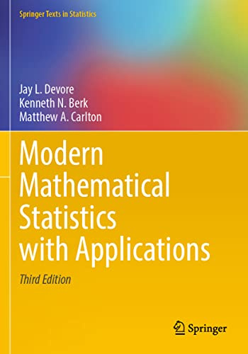 Modern Mathematical Statistics with Applications (Springer Texts in Statistics)