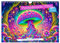 Psychedelische Pilze - Die bunte Welt der magischen Pilze (Wandkalender 2025 DIN A4 quer), CALVENDO Monatskalender