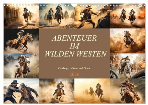 Abenteuer im Wilden Westen (Wandkalender 2026 DIN A3 quer), CALVENDO Monatskalender: Der Wilde Westen in seiner vollen Pracht für Ihre Wand. (CALVENDO Wissenschaft)