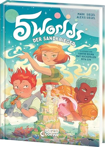 5 Worlds (Band 1) - Der Sandkrieger: Entfache die Leuchtfeuer und rette die fünf Welten! - Ein mitreißendes Comic-Buch für Fantasy-Fans ab 10 Jahren