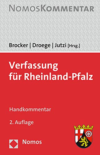 Verfassung für Rheinland-Pfalz: Handkommentar