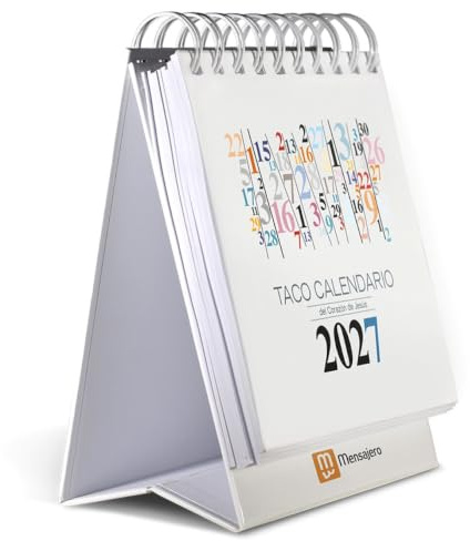 Taco Calendario del Corazón de Jesús - Mesa Números - 2027