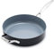GreenPan Valencia Pro Sartén con Tapa 28 cm/4,2 Litros, Sin PFAS, Inducción, Apta para Lavavajillas, Apta para Horno, Gris