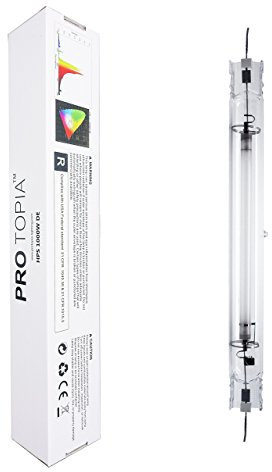 HPS Grow Light Bulb Lights- Protopia HPS1000WDE (2017 New) 1000 Watt High Pressure Sodium Growing Lights, 2000K, 155000Lumens, Double-ended, for Indoor Plants, a Classic Choice, 1 Year Warranty.