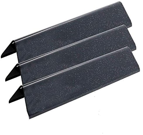 GFTIME 7635 38.8 cm Placa de Calor Acero Porcelain-enameled Piezas de Repuesto para Weber Spirit 200 E210 S210 E220 S220 (con pomo Delantero) BBQ Quemadores per Parrilla Barbacoa Weber 46100001