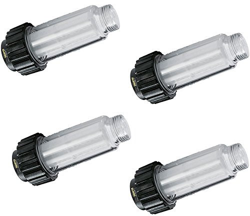 Filtro acqua come 4.730 – 059.0 adatto per pulizia ad alta pressione di Karcher Kraenzle Nilfisk Alto Stiehl King Kraft con 3/4 IG: AG con inserto filtro 5.731 – 050.0