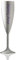 Personalised Virtually Unbreakable White Polycarbonate Champagne Flute - Any Name Multiple Colours Available - Blue