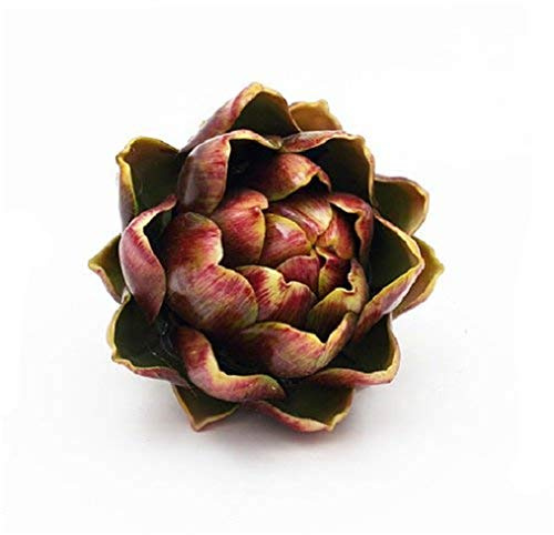 Ulalaza 1Pc Fake Artichoke Artificial Fruits Model Lifelike Plastic Vegetables House Kitchen Decoration Desk Ornament Background Props