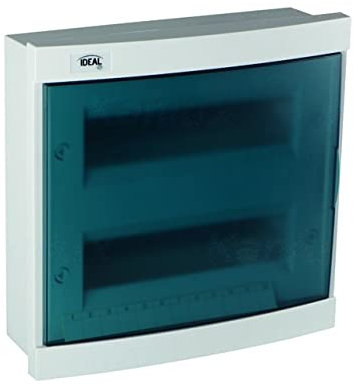 Tableau Électrique encastrable Blanc/bleu 2x12P Modules