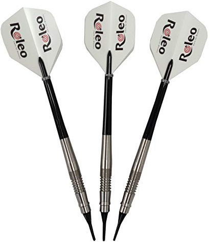 Roleo Profi Softdartpfeile Professional RSP-6-80% Tungsten - 3er Set 17g