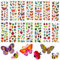 UPINS Insekten Sticker für Kinder, 14 Blätter 3D Puffy Tier Aufkleber Set