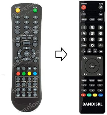 Remote Telecomando compatibile per TV AKAI solo per modelli in descrizione