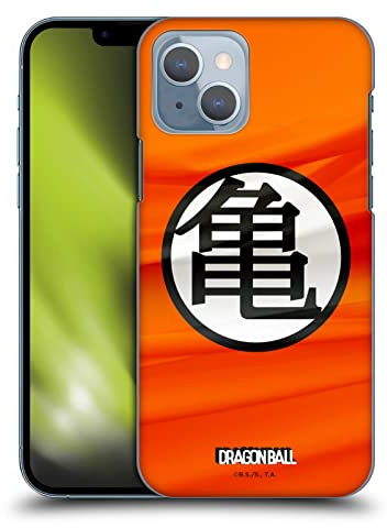 Head Case Designs Officially Licensed Dragon Ball Kame Symbol Iconic Hard Back Case Compatible With Apple iPhone 14