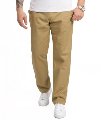 Rock Creek Chino Hose Herren Stoffhose Businesshose H-298 | Elegante Chinohose für vielseitige Outfits, Businesspants für Office und Beruf, geeignet für Alltag und Freizeit
