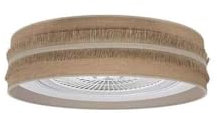 FABRILAMP Ventilador DC Natalia 72w Saco-beis 60d 5 Aspas 6 Veloc. 3 Colores 6120lm Remoto,memoria,temporizador,reg.Intensidad
