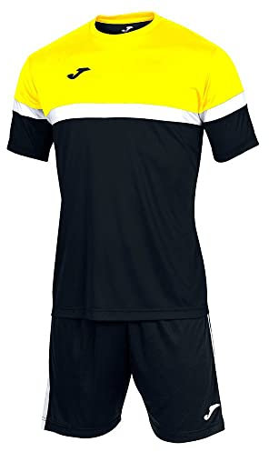 Joma Danube Set Black Yellow Equipment, Lemon Tree, 6XS