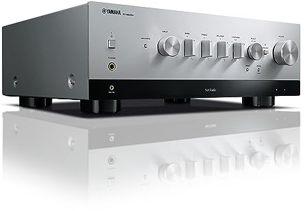 Yamaha R-N800A Network Receiver with Phono and Built-in DAC, Silver