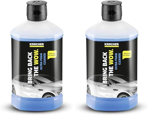 Kärcher 1 L Ultra Foam Cleaner, Pressure Washer Detergent (Pack of 2)