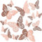 Schmetterlinge Deko 3D für Die Wand - 24 Stück Wandtattoo Blumen, Kinderzimmer Decoration Aesthetic, Wandaufkleber, Tortendeko