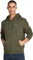 Tommy Jeans Herren Hoodie mit Reißverschluss Flag Zip Thru mit Kapuze, Grün (Fatigue Green), M