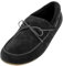 HAFLINGER Lammfellclog Mokassin Yumah Hausschuh Leder Schwarz (3), Gr 42