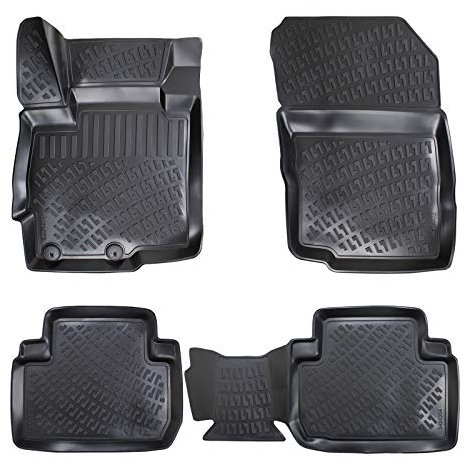fussmattenprofi.com 3D Gummimatten Set für Mitsubishi Eclipse Cross Baujahr 2017-2020 (Passt Nicht in Plug-in-Hybrid) | Hoher Rand Allwetter Auto Fussmatten I TPE Geruchlos rutschfest Fußmatten