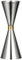 Jarsense Stainless Steel Cocktail Measure, 30ml/60ml Cone Jigger Double Spirit Measuring Cup for Bar Whiskey Wine Drinks