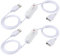 KUOQIY 2 Piezas 1m Cable USB con Interruptor de Encendido/Apagado y luz indicadora, Cable Interruptor Encendido USB, Cable USB Macho a Hembra con Interruptor, para lámpara LED, Blanco