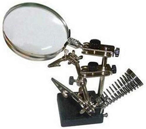 DHOPWWR Screen Magnifier Magnifier Desktop Magnifier Spring Iron Frame Multi-Function Workbench Magnifier with LED Light sharing