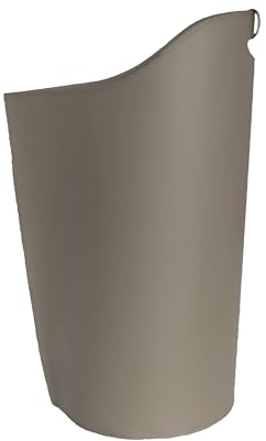 LIMAC Design SAPEL, originaler Pellet-Tasche aus Leder, moderner Ofenpelletbehälter, Pellet-Organizer, Behälter für Kaminofen, hergestellt in Italien. (Taupe)