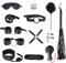 Sex Bondage Ties BDSM Kit Qoosea 13PCS Set de Juguetes Sexuales para Parejas Set Bondage Ajustable Juegos de Adultos para Parejas Set de Restricción para Accesorios Sexuales