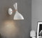 SSNCcNC Weiß, Innen Wandleuchte Industrial Style Modern Wandlampe Kreative Wandbeleuchtung Verstellbare für Schlafzimmer Wohnzimmer Flur Treppenhaus Schlichte Wandleuchte E27