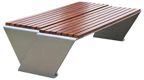LAPADULA Outdoor Bänke Edelstahl Outdoor Park Stuhl Kunststoff Holz Freizeit Rückenlehne Sitz Sonnenschutz Outdoor Lange Bank Outdoor Terrasse Stühle