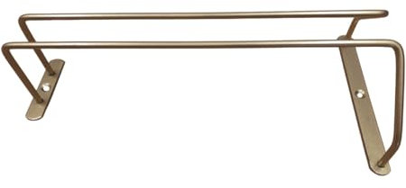 AZZAP Glaeserhalter G3 56cm Glaeserschiene Glashalter Weinglashalter Glaeserregal Regal Bar GOLD