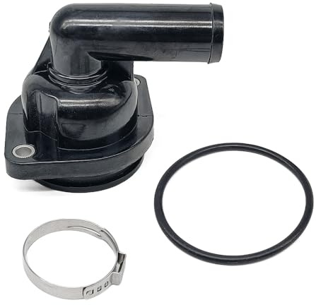 SIIMOO Kit de termostato y carcasa 18-3633 18-3635 para motores fueraborda Mercury Mariner 75 80 90 100 115 150 HP Reemplazo para motores fueraborda 892864T06 8M0090819 892864A06