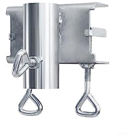 Soporte de parasol resistente para barandillas, jardines y patios, adecuado para 38 mm de diámetro