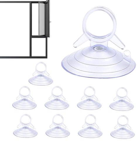 Ventosa de parabrisas de coche – Ventosas de vidrio para parasoles automotrices, fijación segura | Pequeña ventosa de PVC para ventana de coche, ventanas, baño, cocina y otras superficies leídas