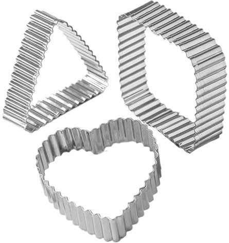 Crackerschneiderform, Backcrackerschneider Edelstahl Herzform