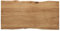SAM Tischplatte 120 x 80 cm | Akazienholz massiv | Eichefarben | Echte Baumkante | Pflegeleichtes Unikat für DIY-Ideen | geeignet für Esstische, Arbeitsflächen & Bartische