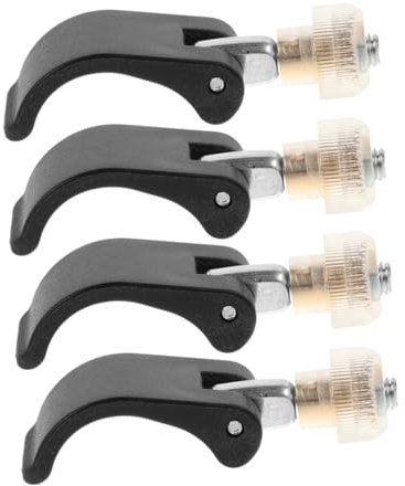 Hemobllo Universal Trekking Pole Lock Handle and Screw Nut Set 14-handle Outdoor Climbing Stick Lock Accessories for Hiking and Camping