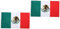 Toyvian 2 Banderas Nacionales Decorativas Para Exteriores Banderas Nacionales Banderas Mexicanas Para Decoración Banderas De México Pequeñas Banderas Mexicanas Decorativas Tela De