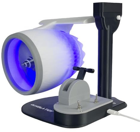 Desktop Turbofan Engine Fan USB Humidifier With LED Lights Mini For Office/Gaming Cooler Decor Desk Steampunk