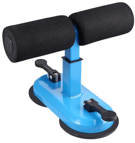 HONITANO Abdominal Machine Crunches Aid ABS Trainer Waist Fat Reduction Equipment Home Fitness Workout Tool for Men and Women with Single Bar Blue